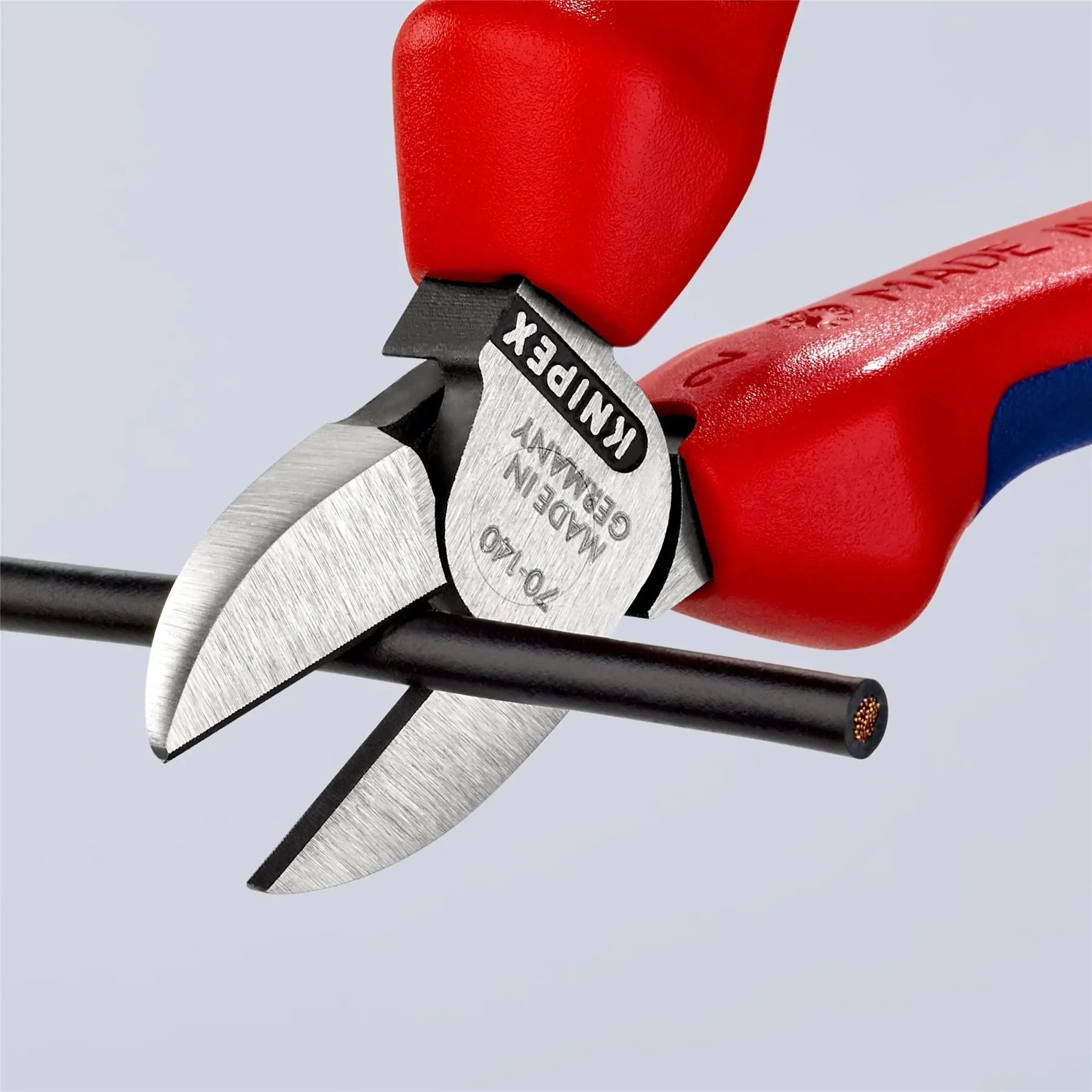 Knipex Diagonal Side Cutting Pliers 140mm Multi Component Grips 70 02 140 