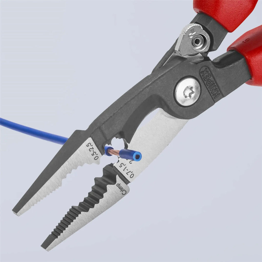 Knipex Electrical Installation Pliers with Multi Component Grips 200mm 13 92 200  White Rose Tools