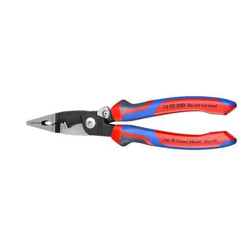 Knipex Electrical Installation Pliers with Multi Component Grips 200mm 13 92 200  White Rose Tools