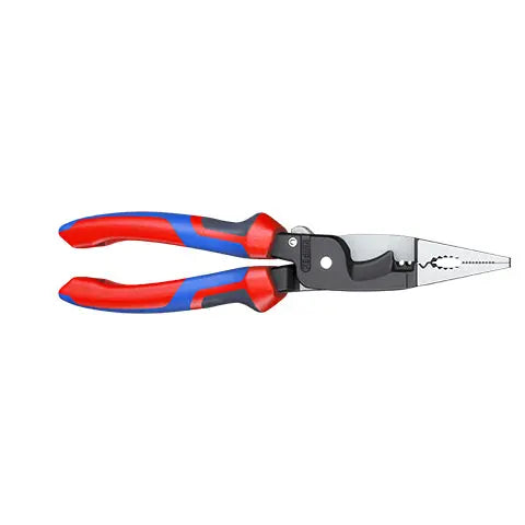 Knipex Electrical Installation Pliers with Multi Component Grips 200mm 13 92 200  White Rose Tools