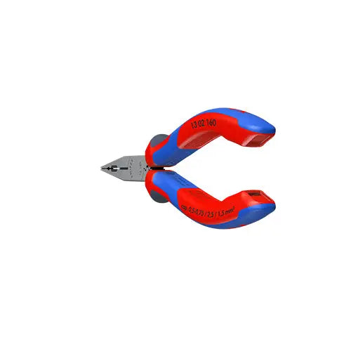 Knipex Electricians Pliers 160mm for Cable Work Multi Component Grips Black Atramentized 13 02 160  White Rose Tools