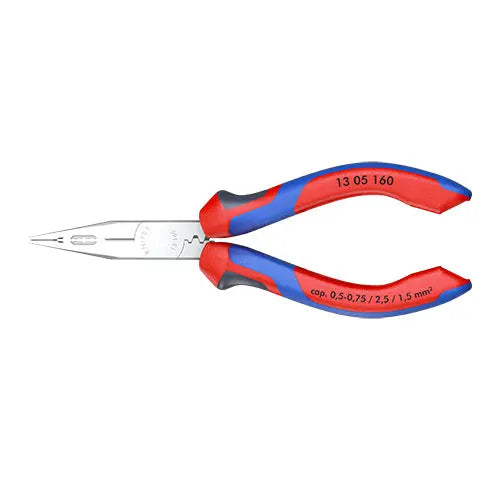 Knipex Electricians Pliers 160mm for Cable Work Multi Component Grips Chrome Plated 13 05 160  White Rose Tools