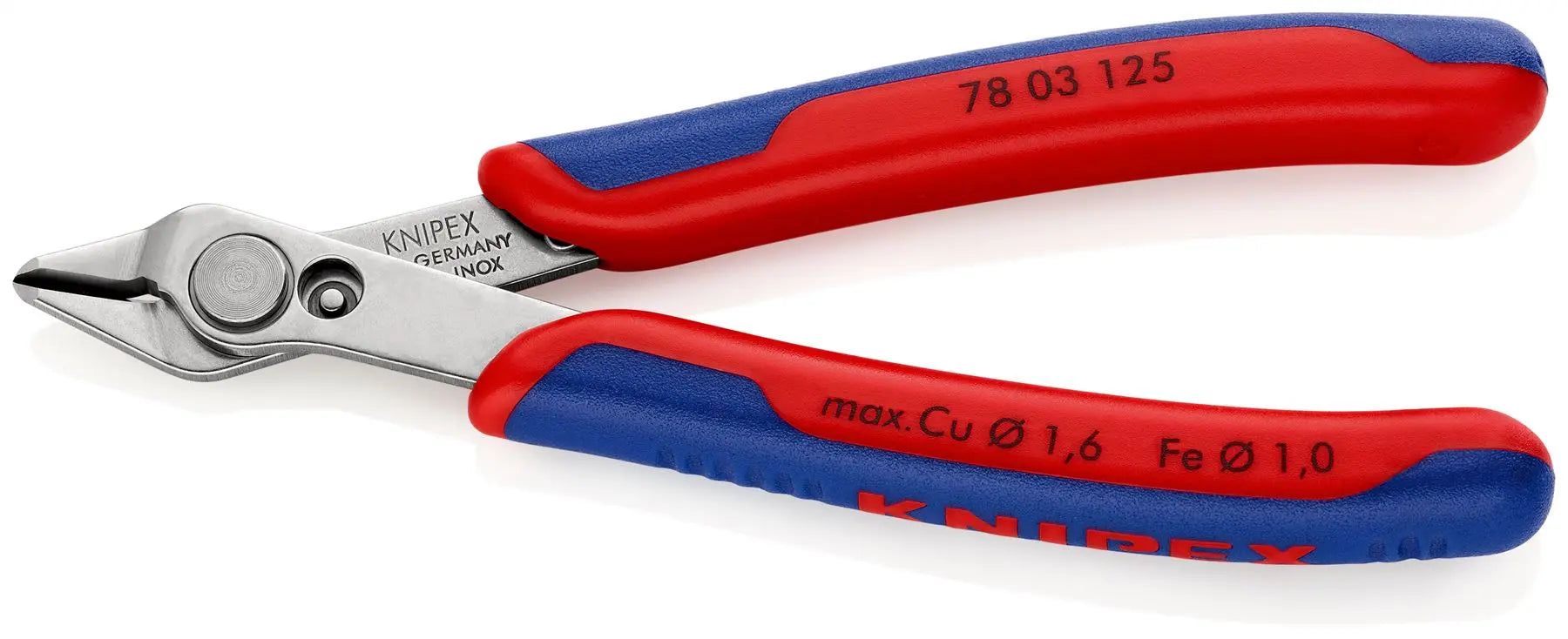 Knipex Electronic Super Knips 125mm Multi Component Grips Fine Cutting Pliers78 03 125 