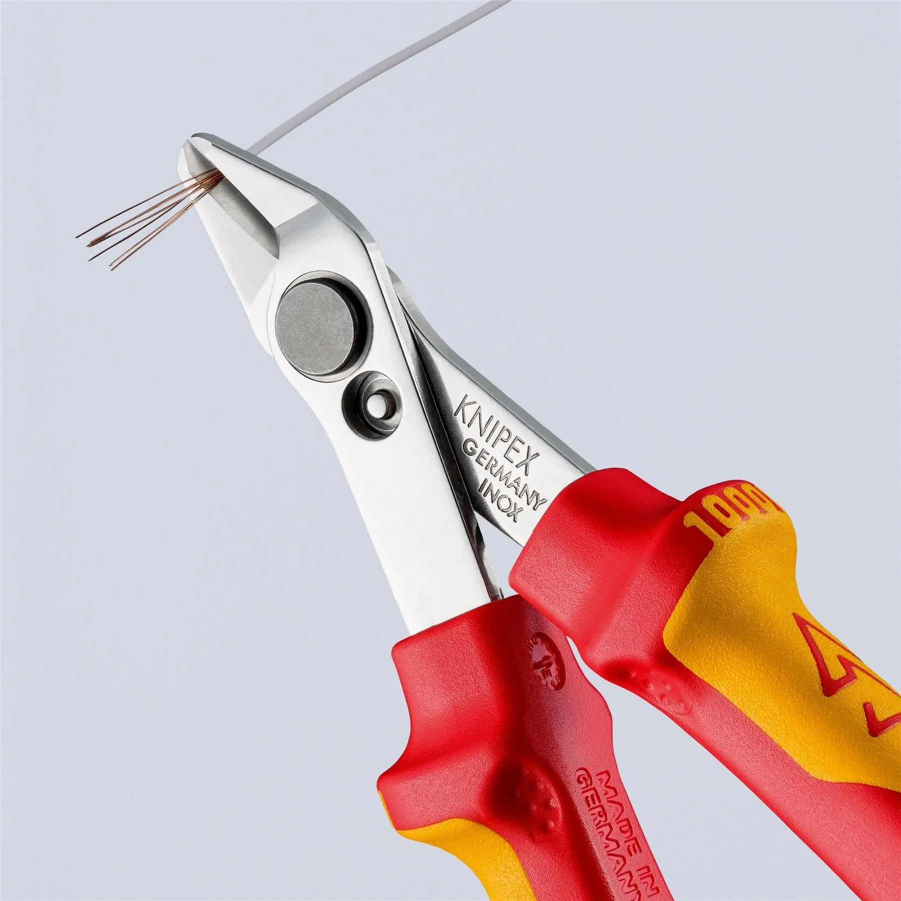 Knipex Electronic Super Knips® 125mm VDE Insulated Fine Wire Cutting Pliers 78 06 125 
