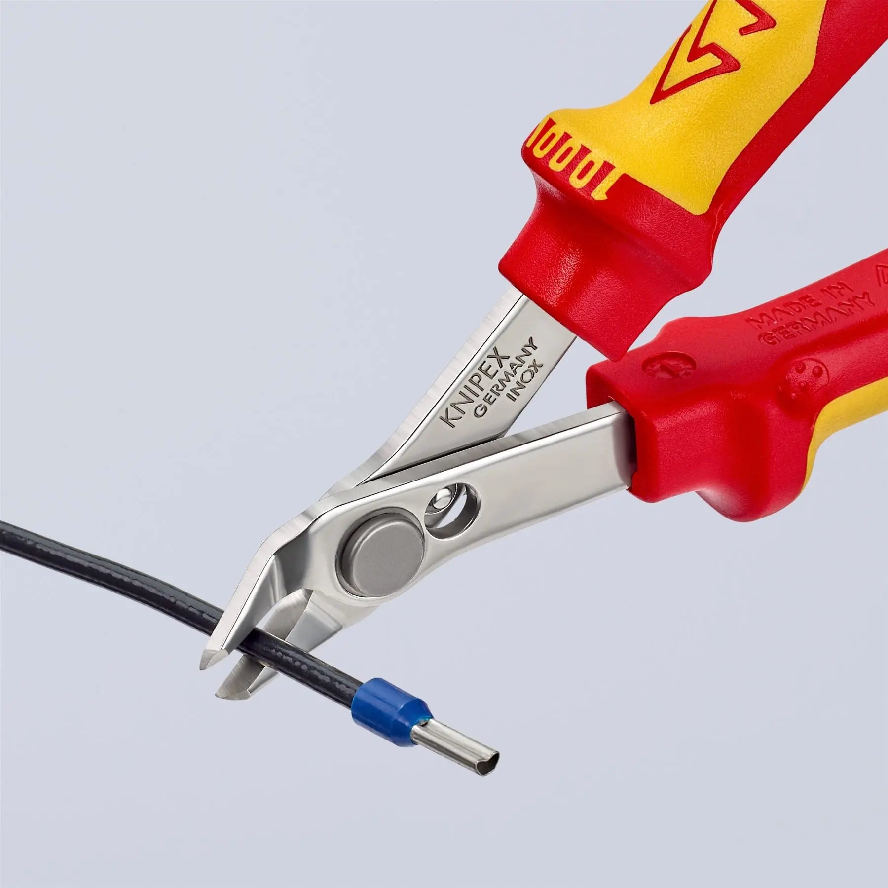 Knipex Electronic Super Knips® 125mm VDE Insulated Fine Wire Cutting Pliers 78 06 125 