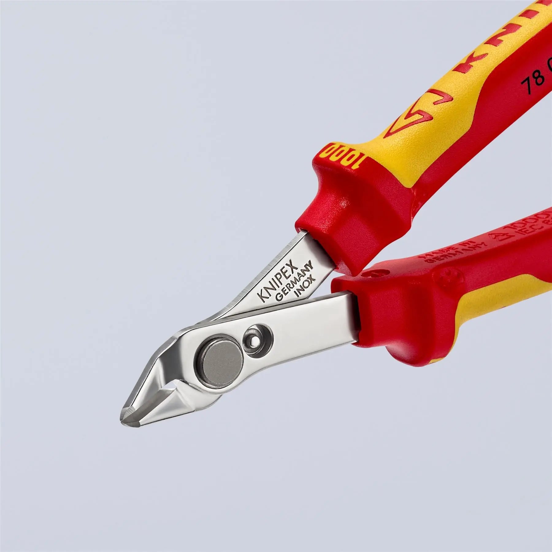 Knipex Electronic Super Knips® 125mm VDE Insulated Fine Wire Cutting Pliers 78 06 125 