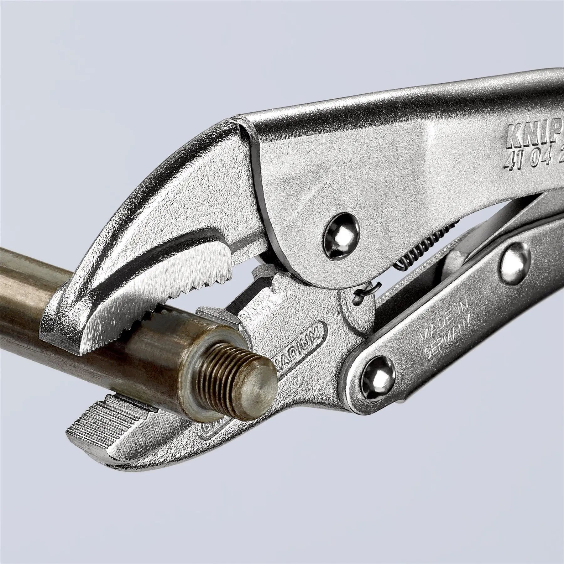 Knipex Grip Locking Pliers 250mm Galvanised 41 04 250  White Rose Tools