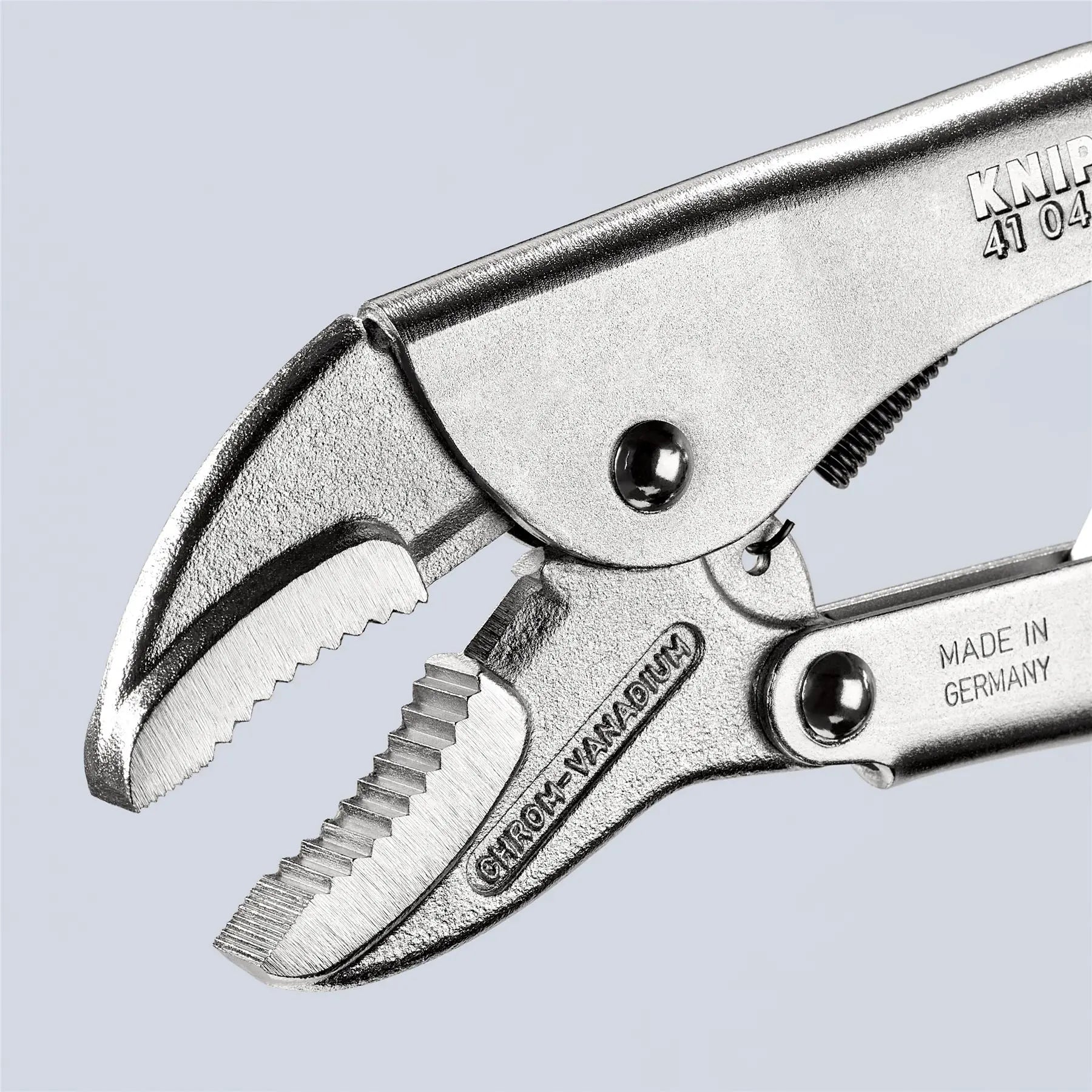 Knipex Grip Locking Pliers 250mm Galvanised 41 04 250  White Rose Tools