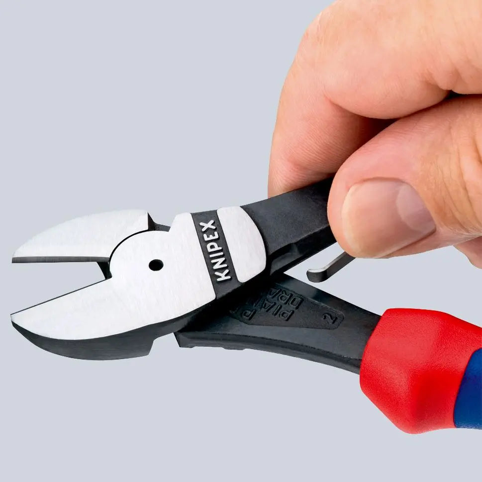 Knipex High Leverage Diagonal Cutter Cutting Pliers 180mm Multi Component Grips 74 12 180 