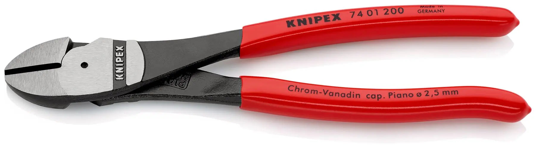 Knipex High Leverage Diagonal Side Cutting Pliers 200mm 74 01 200 