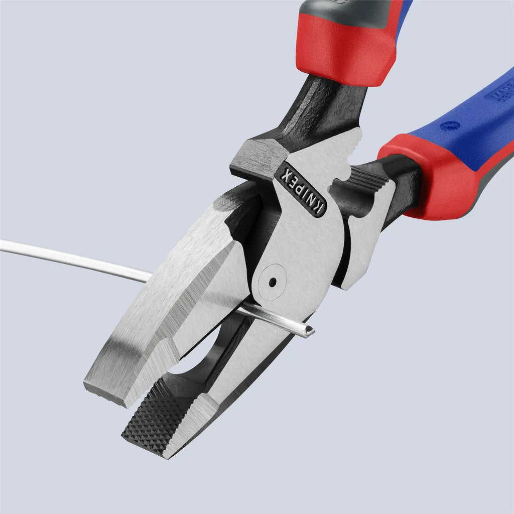 Knipex Linemans Pliers American Style 240mm Multi Component Grips 09 12 240  White Rose Tools