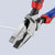 Knipex Linemans Pliers American Style 240mm Multi Component Grips 09 12 240  White Rose Tools