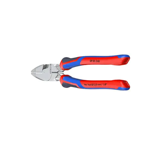 Knipex Linemans Pliers American Style 240mm Multi Component Grips Chrome Plated 09 05 240  White Rose Tools