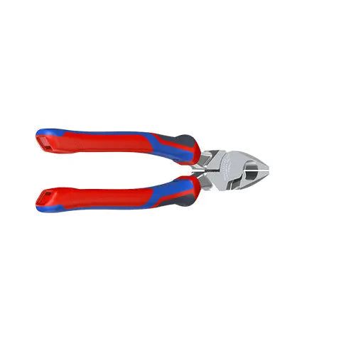 Knipex Linemans Pliers American Style 240mm Multi Component Grips Chrome Plated 09 05 240  White Rose Tools