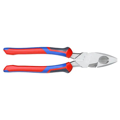 Knipex Linemans Pliers American Style 240mm Multi Component Grips Chrome Plated 09 05 240  White Rose Tools