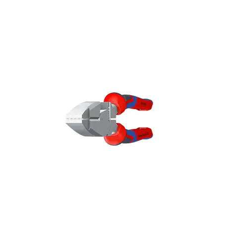 Knipex Linemans Pliers American Style 240mm Multi Component Grips Chrome Plated 09 05 240  White Rose Tools