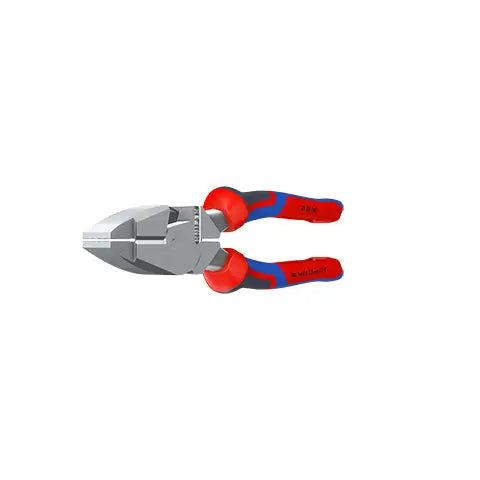 Knipex Linemans Pliers American Style 240mm Multi Component Grips Chrome Plated 09 05 240  White Rose Tools
