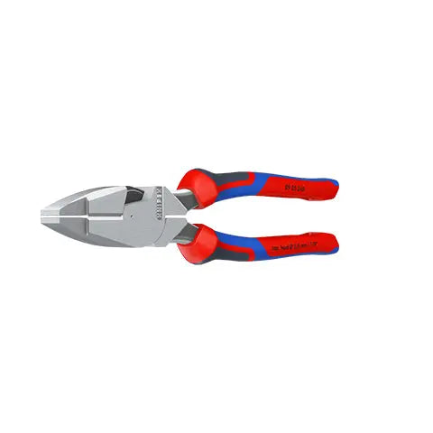 Knipex Linemans Pliers American Style 240mm Multi Component Grips Chrome Plated 09 05 240  White Rose Tools