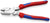 Knipex Linemans Pliers American Style 240mm Multi Component Grips Chrome Plated 09 05 240 