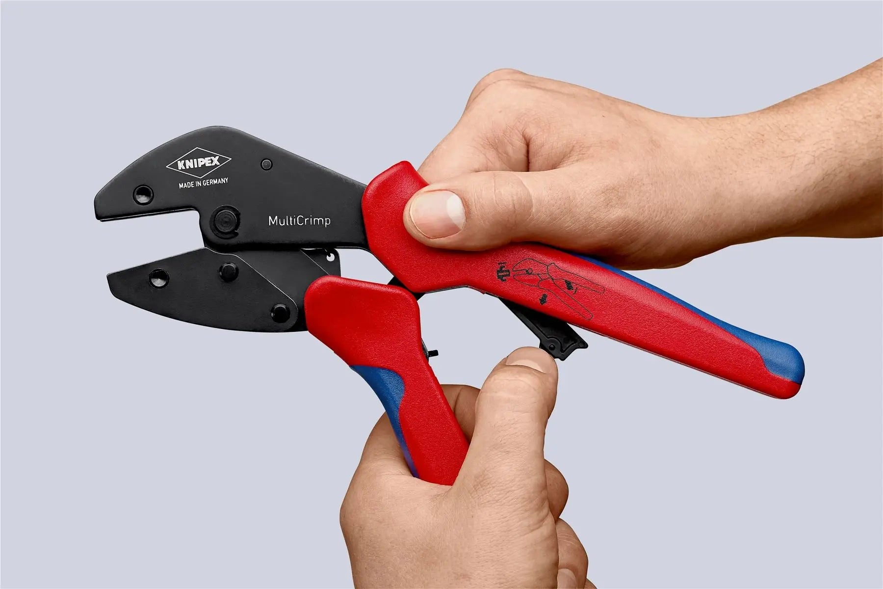 Knipex MultiCrimp 250mm Lever Action Crimping Pliers with Changer Magazine 97 33 01 
