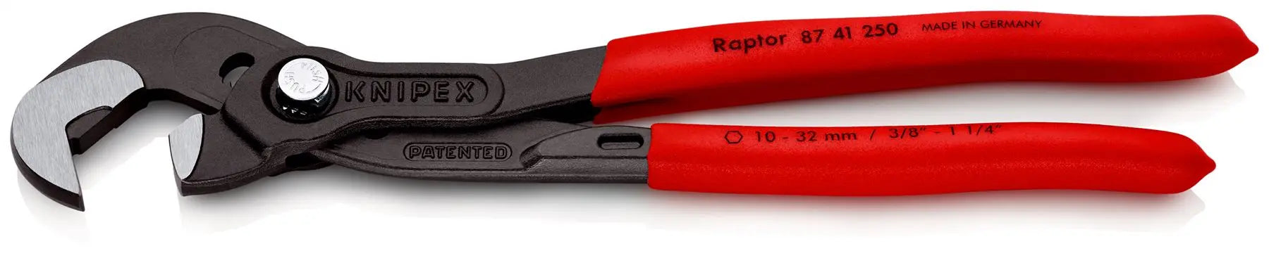 Knipex Multiple Slip Joint Spanner RAPTOR 10-32mm 250mm 87 41 250 