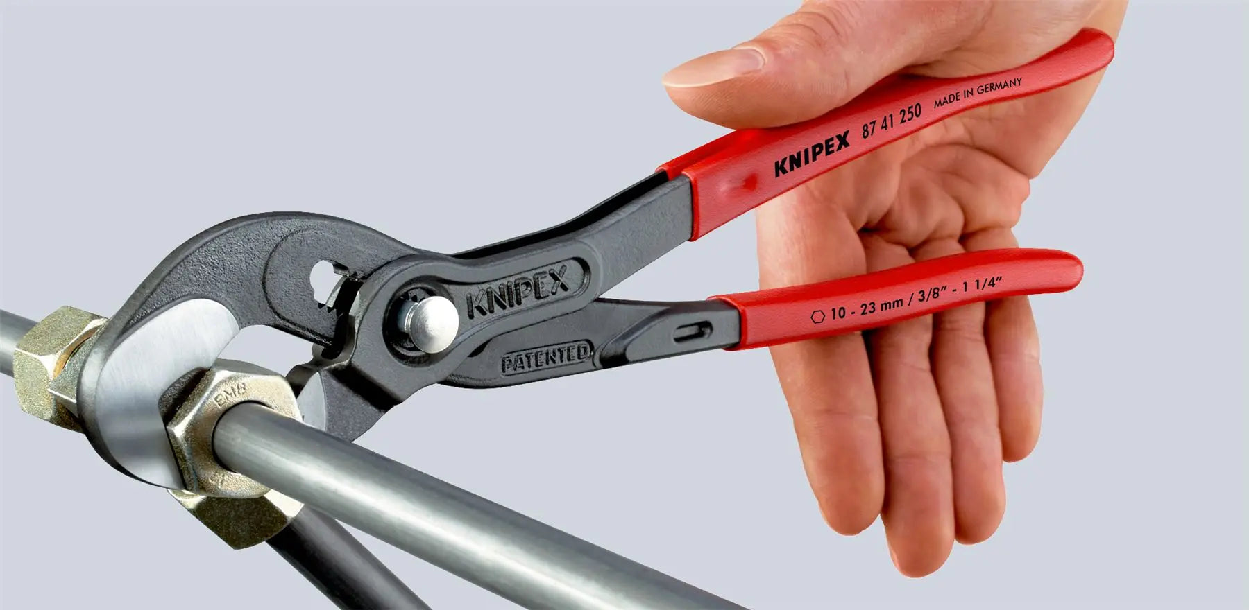 Knipex Multiple Slip Joint Spanner RAPTOR 10-32mm 250mm 87 41 250 