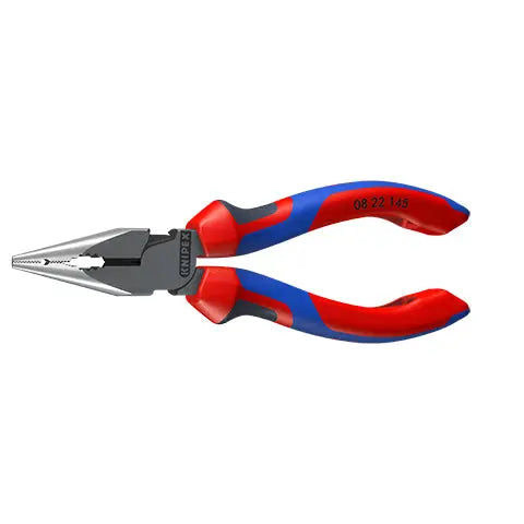 Knipex Needle Nose Combination Pliers 145mm Multi Component Grips 08 22 145  White Rose Tools