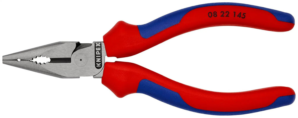 Knipex Needle Nose Combination Pliers 145mm Multi Component Grips 08 22 145 