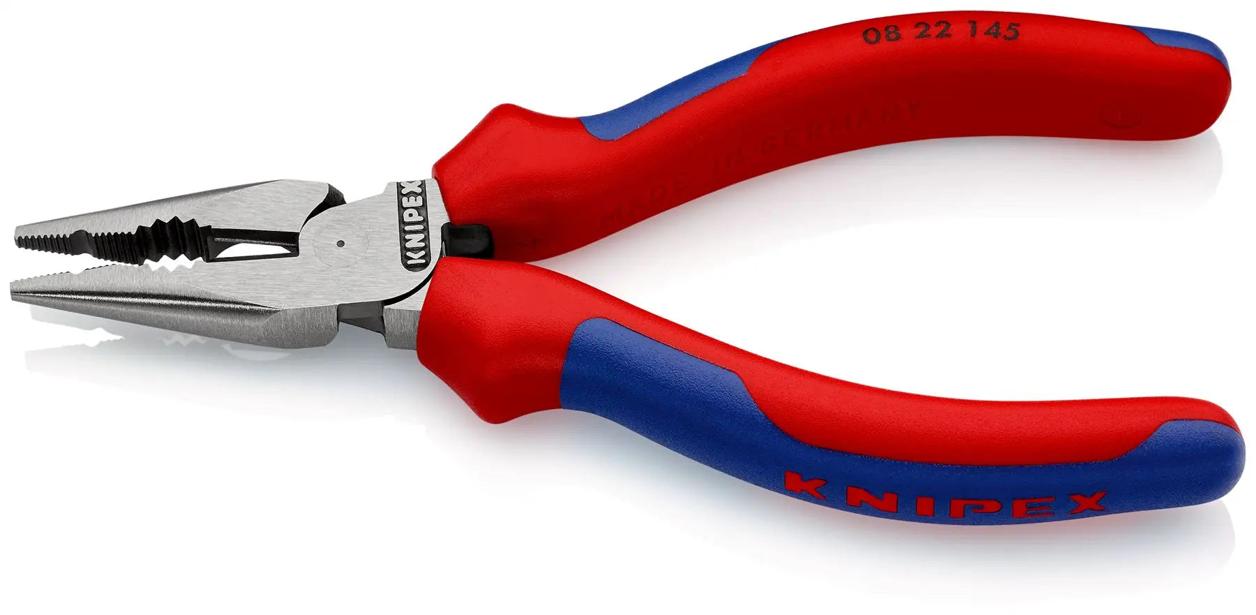 Knipex Needle Nose Combination Pliers 145mm Multi Component Grips 08 22 145 