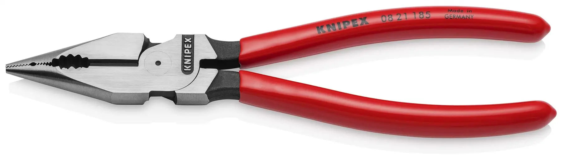 Knipex Needle Nose Combination Pliers 185mm 08 21 185  White Rose Tools