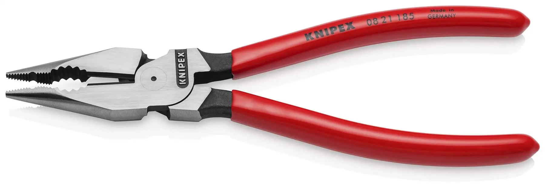 Knipex Needle Nose Combination Pliers 185mm 08 21 185  White Rose Tools