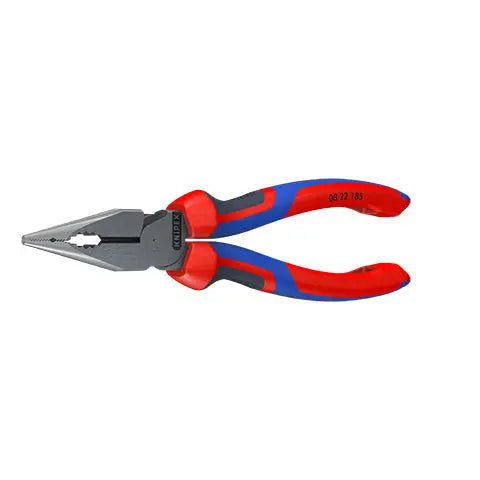 Knipex Needle Nose Combination Pliers 185mm Multi Component Grips 08 22 185  White Rose Tools