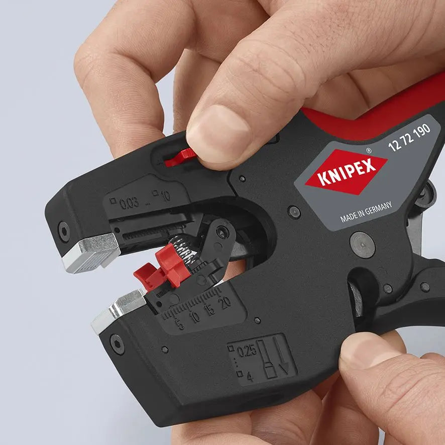 Knipex NexStrip 190mm Multi Tool for Electricians 0.03-10mm Non Slip Handles 12 72 190 
