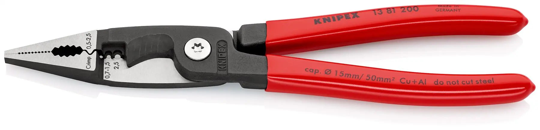 Knipex Piers for Electrical Installation 200mm 13 81 200 