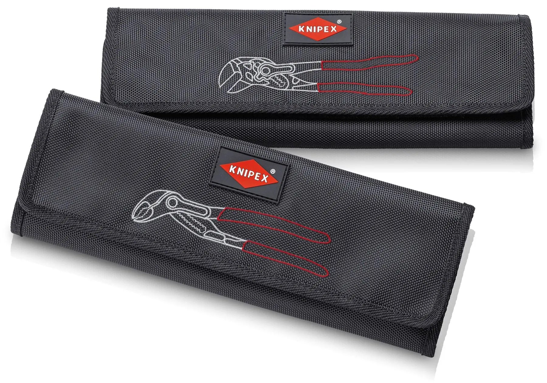 Knipex Pliers Wrench Set 3 Piece in Tool Roll Chrome Plated 00 19 55 S6 