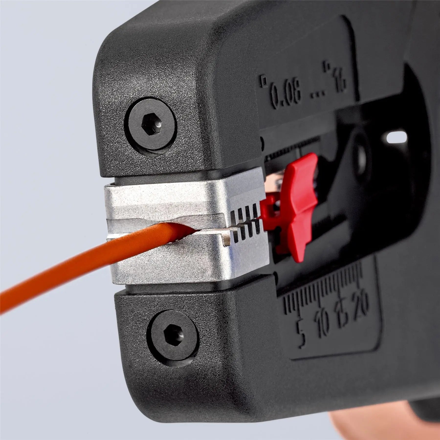 Knipex PreciStrip 16 Automatic Insulation Stripper 195mm Wire Stripping Pliers 12 52 195 SB  White Rose Tools