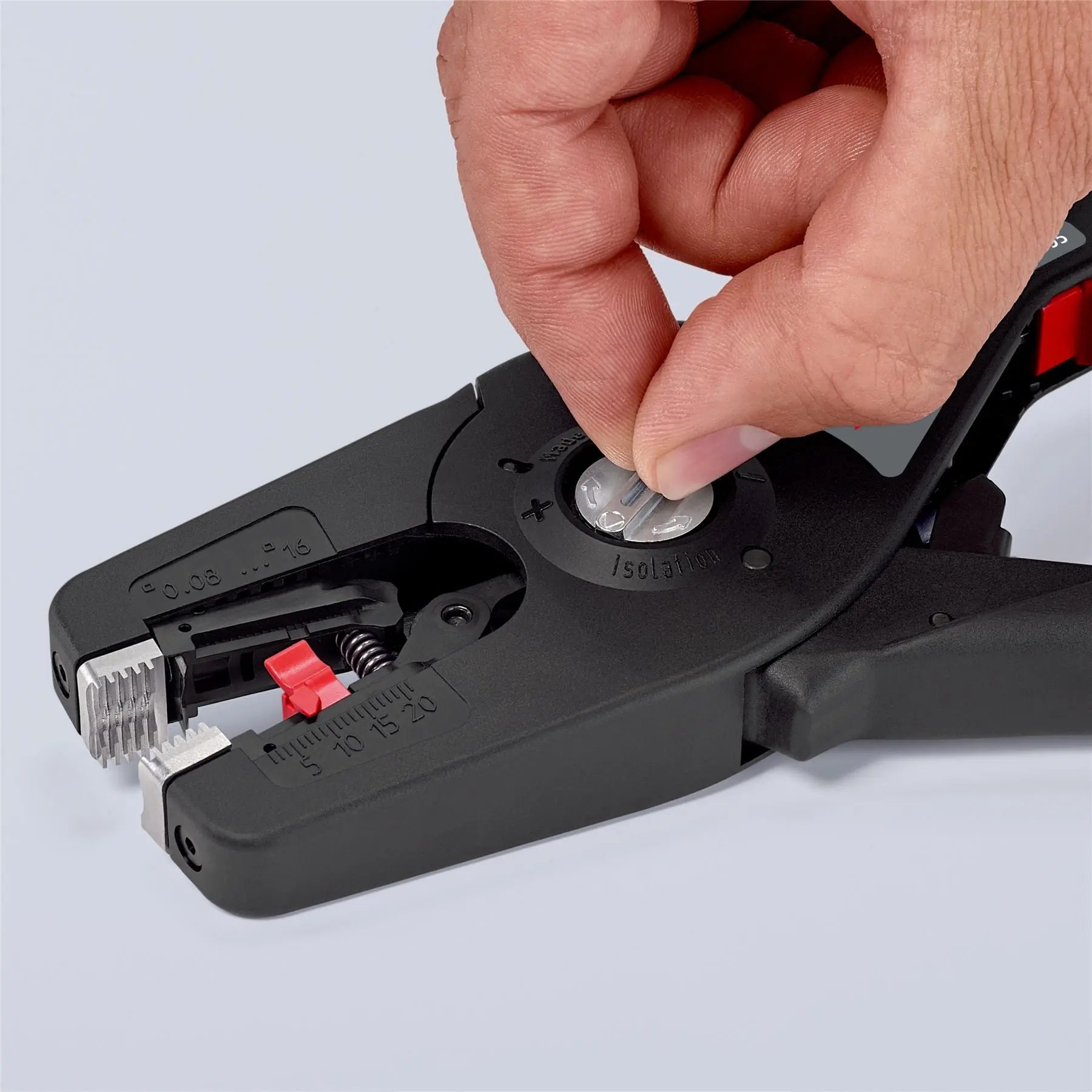 Knipex PreciStrip 16 Automatic Insulation Stripper 195mm Wire Stripping Pliers 12 52 195 SB  White Rose Tools