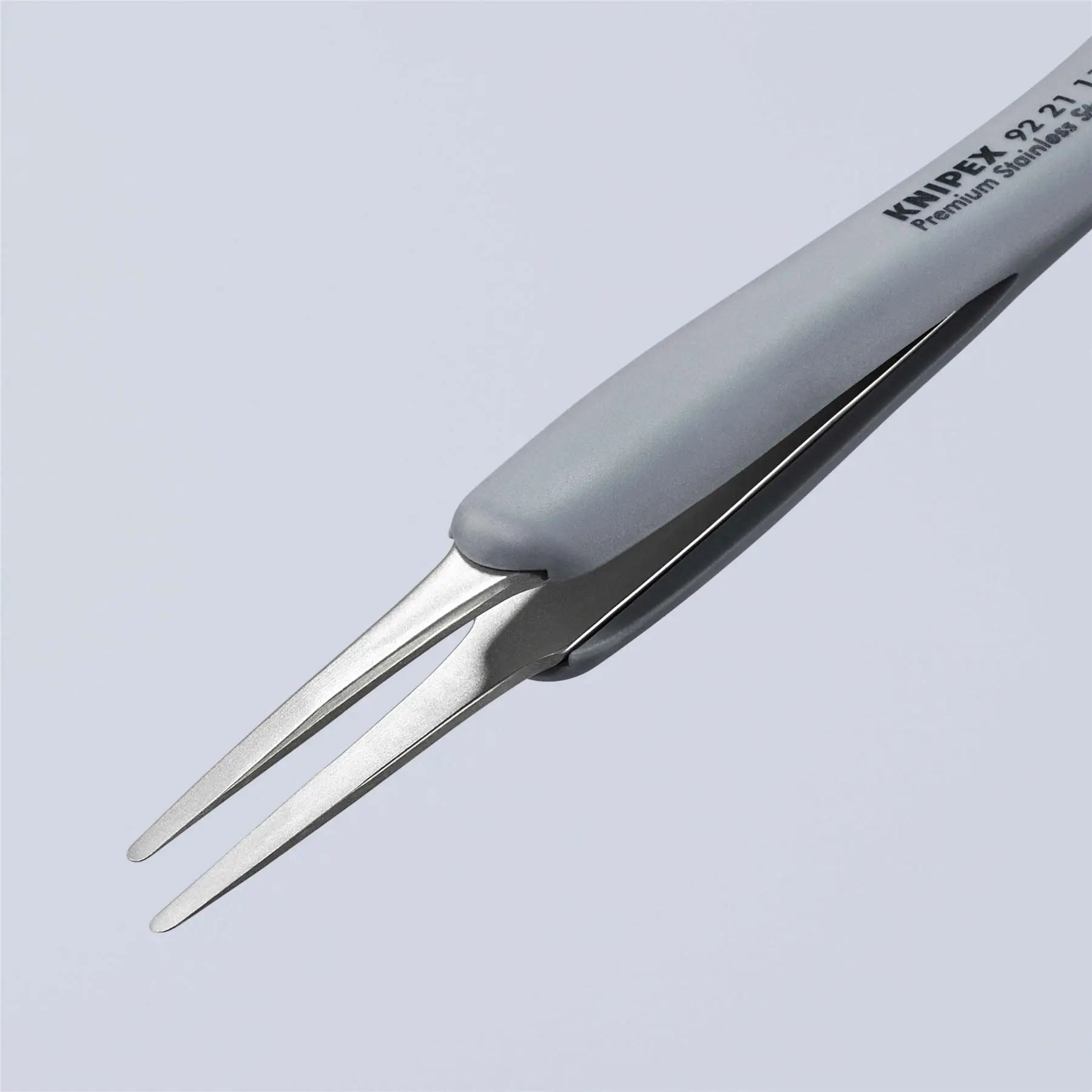 Knipex Precision Tweezers with Rubber Handles ESD Smooth Gripping Surfaces 92 21 11 ESD  White Rose Tools