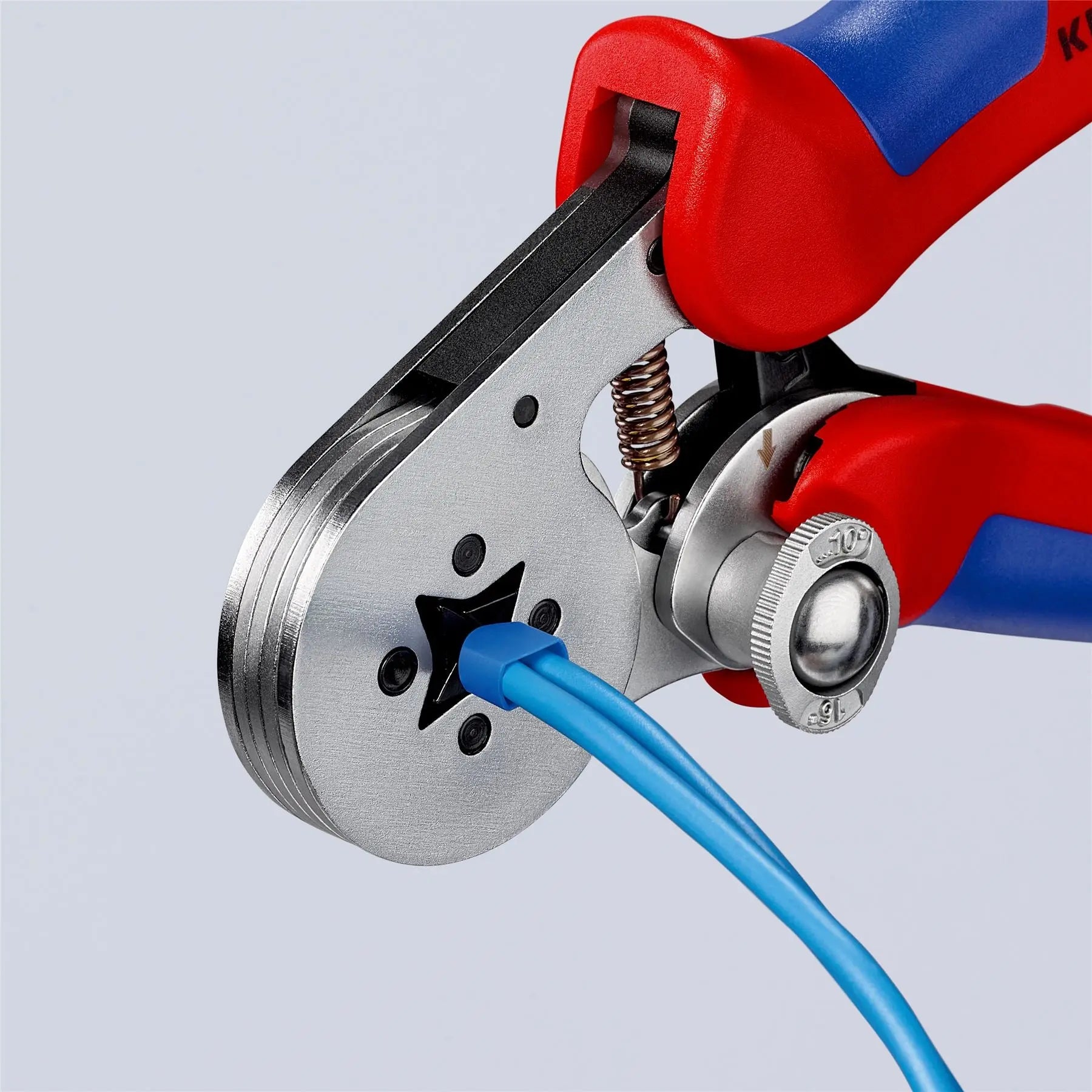Knipex Self Adjusting Electricians Crimping Pliers for Wire Ferrules 0.08-10/16mm² 28-6 AWG 95 55 04 