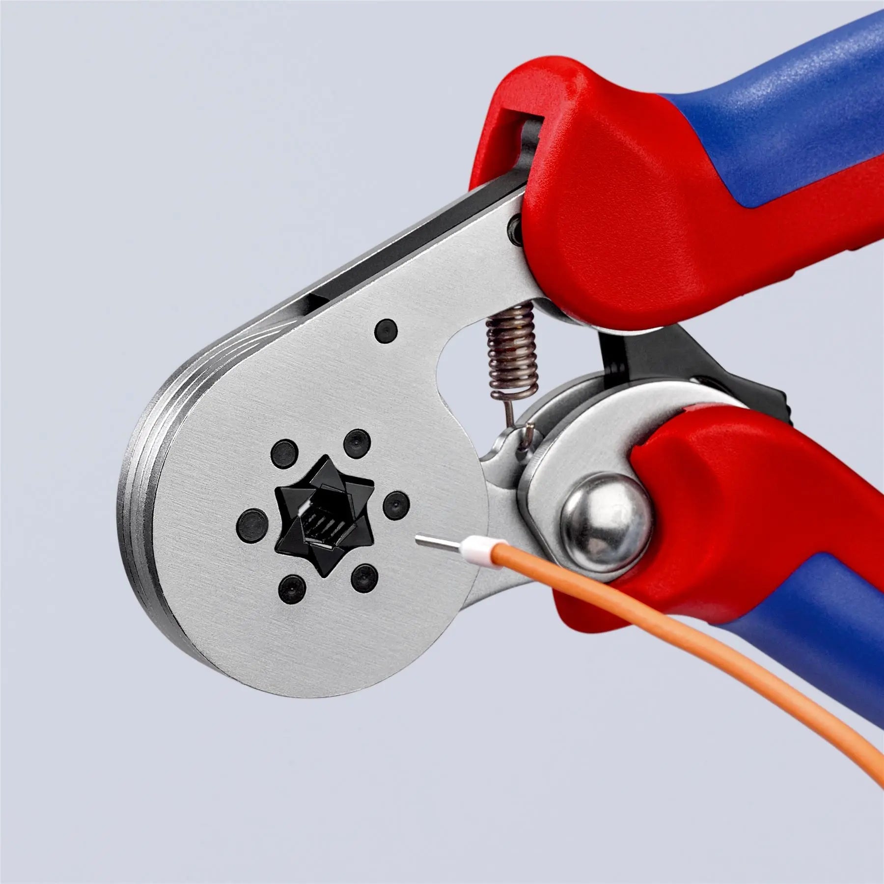 Knipex Self Adjusting Electricians Crimping Pliers for Wire Ferrules 0.08-10mm² 28-8 AWG 95 55 14 
