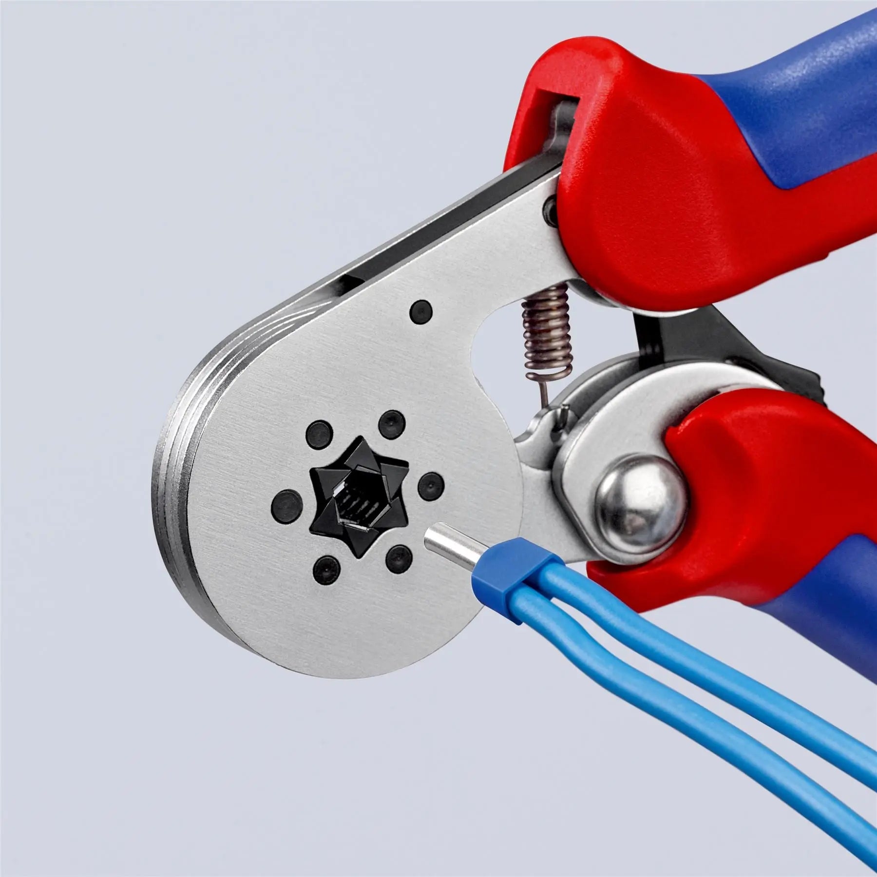 Knipex Self Adjusting Electricians Crimping Pliers for Wire Ferrules 0.08-10mm² 28-8 AWG 95 55 14 