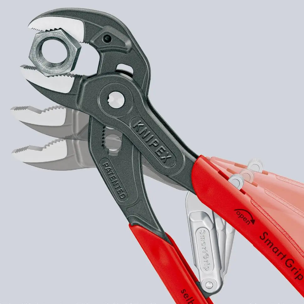 Knipex SmartGrip Water Pump Pliers with Automatic Adjustment 250mm 85 01 250  White Rose Tools