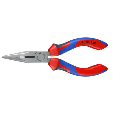 Knipex Snipe Nose Side Cutting Pliers 140mm Long Nose Radio Plier 25 02 140  White Rose Tools