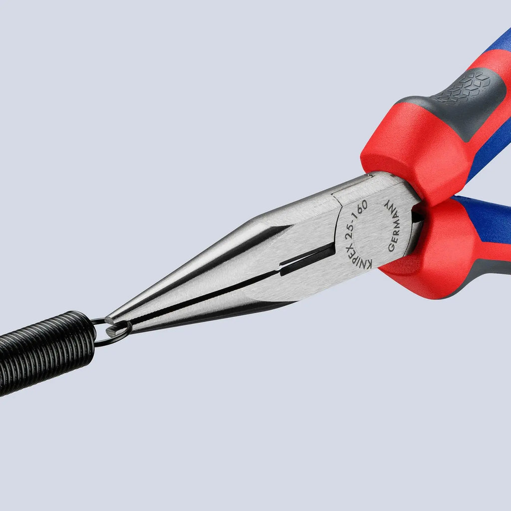 Knipex Snipe Nose Side Cutting Pliers 160mm Long Nose Radio Plier 25 02 160  White Rose Tools