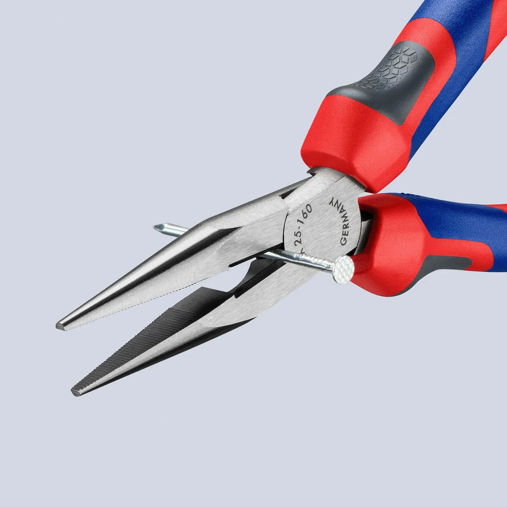 Knipex Snipe Nose Side Cutting Pliers 160mm Long Nose Radio Plier 25 02 160  White Rose Tools
