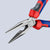 Knipex Snipe Nose Side Cutting Pliers 160mm Long Nose Radio Plier 25 02 160  White Rose Tools