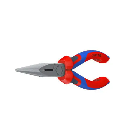 Knipex Snipe Nose Side Cutting Pliers 160mm Long Nose Radio Plier 25 02 160  White Rose Tools