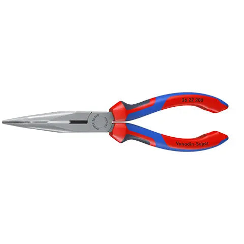 Knipex Snipe Nose Side Cutting Pliers 200mm Multi Component Grips Stork Beak 26 22 200  White Rose Tools