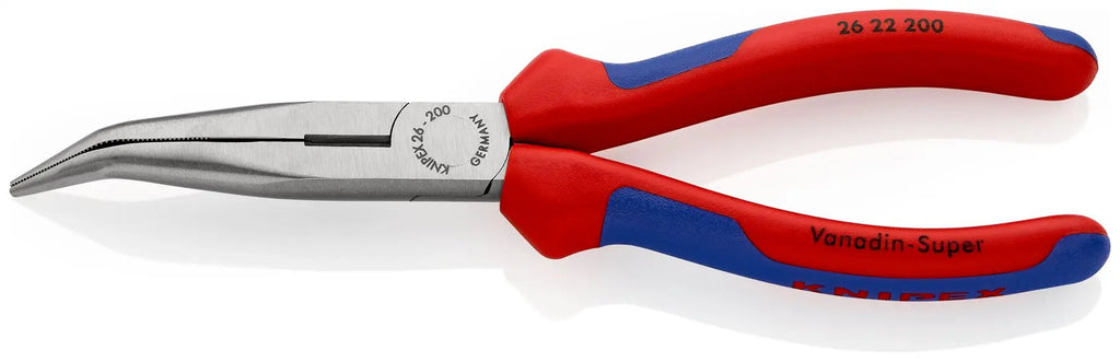 Knipex Snipe Nose Side Cutting Pliers 200mm Multi Component Grips Stork Beak 26 22 200 