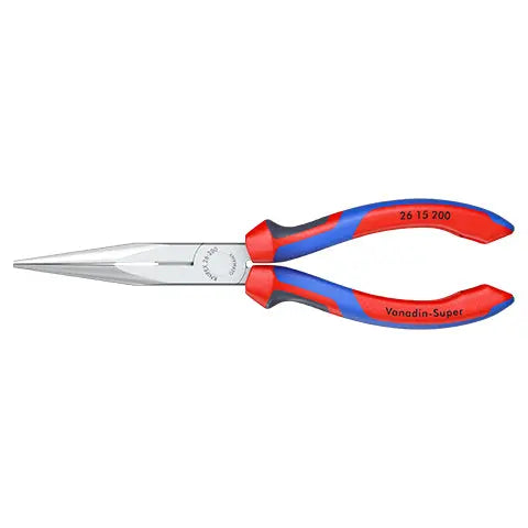 Knipex Snipe Nose Side Cutting Pliers Chrome 200mm Stork Beak Plier Multi Component Grips 26 15 200  White Rose Tools